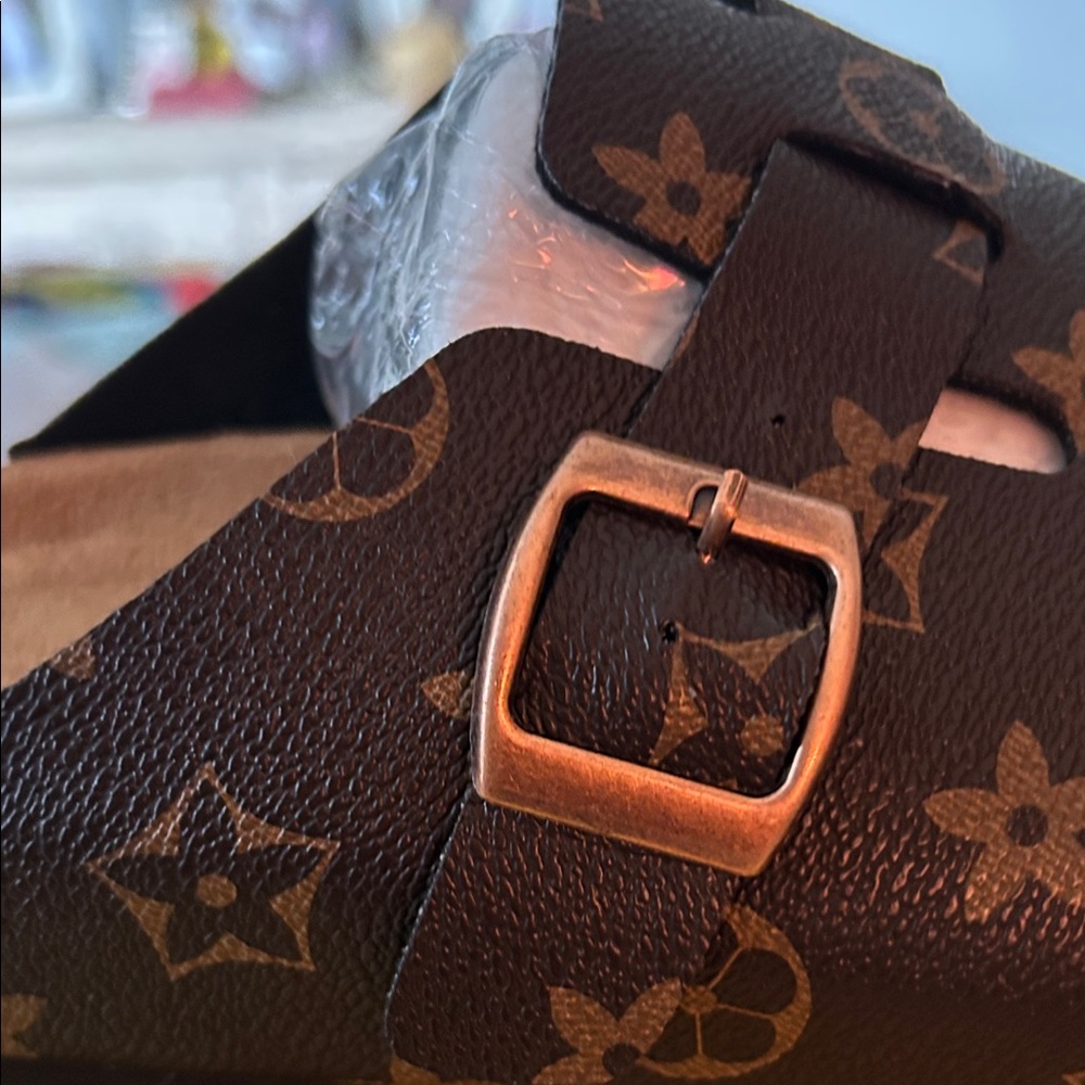 Brown Monogram Clogs NWOB - Picture 13 of 14